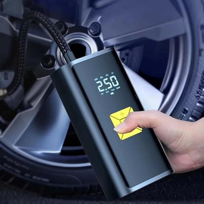 Automatic Compressor Tire Inflator , Wireless Smart Air Pump Portable Car